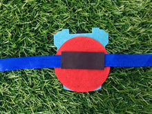 Load image into Gallery viewer, Blue Train | Handmade Magnetic Felt Rakhi