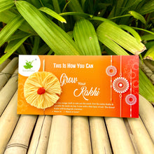 Load image into Gallery viewer, Thread Rakhi with Italian Basil Seeds
