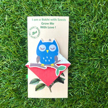 Load image into Gallery viewer, Baby Elephant:Kids 3-in-1 Bookmark Plantable Rakhi
