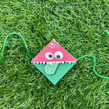 Load image into Gallery viewer, Cute Monster :Kids 3-in-1 Bookmark Plantable Rakhi | Rakhi with Seeds| Combo with a Gardening Kit
