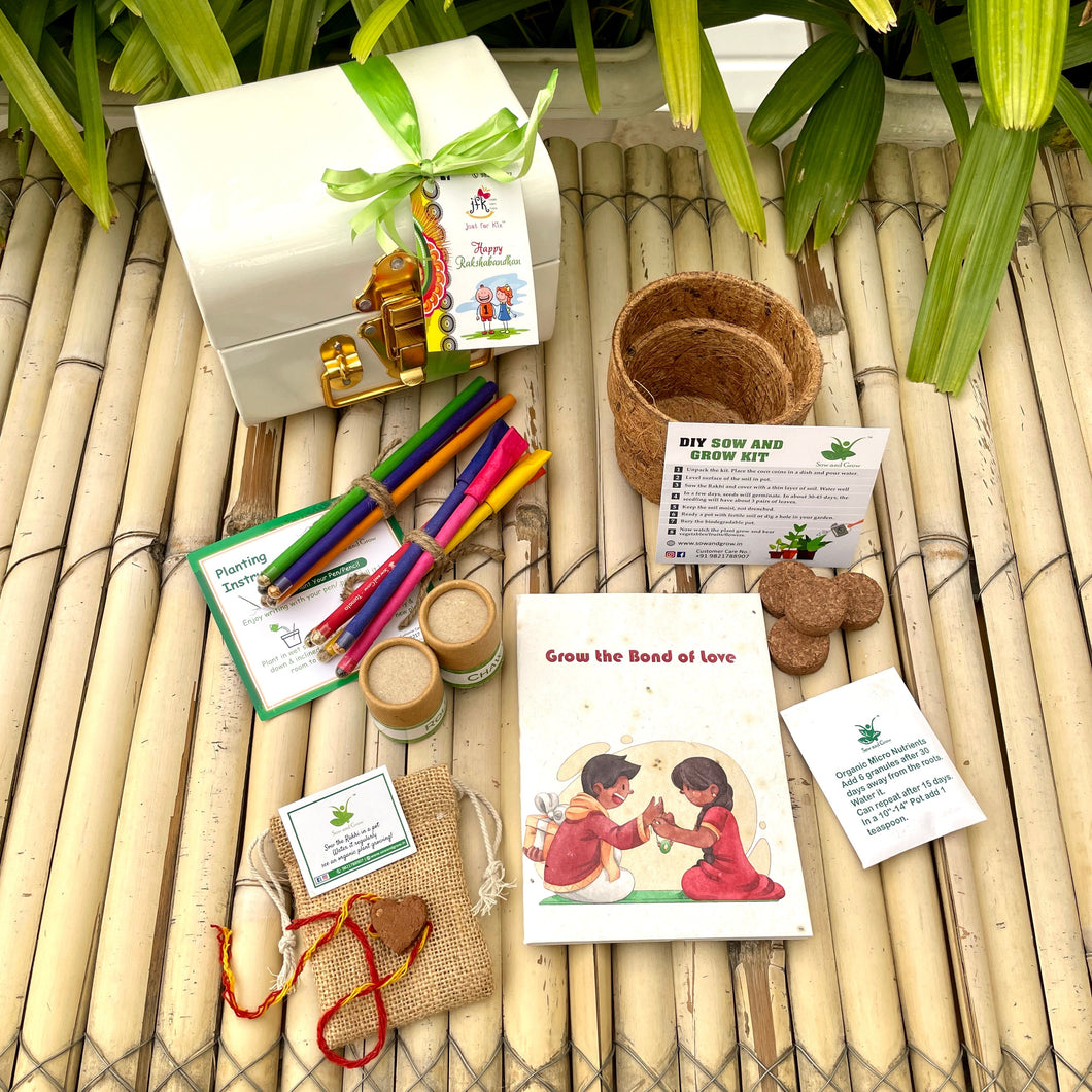 Rakhi Gift Hamper with Heart Rakhi