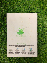 Load image into Gallery viewer, Rakhi themed Plantable Diary + 10 Plantable Colour Pencils in a Jute Bag

