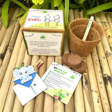 Load image into Gallery viewer, Baby Elephant :Kids 3-in-1 Bookmark Plantable Rakhi | Rakhi with Seeds| Combo with a Gardening Kit
